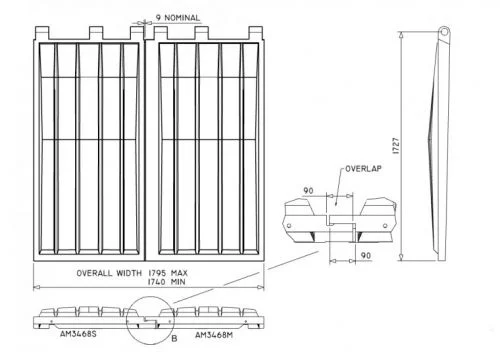 AM3468MM&SM Skip Lid pair