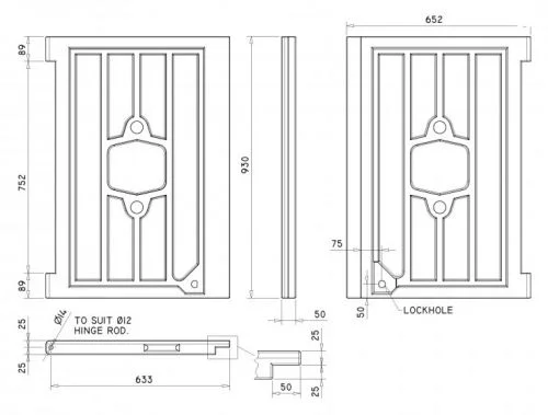 DT3725 Overlapping Doors