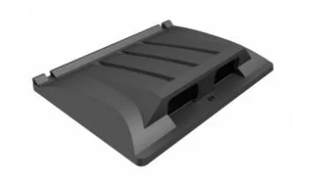 W:1242mm xL:940mm ME4937RM-BSA Recycling lid with brushes