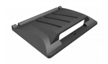 W:1242mm xL:940mm ME4937RM 1100 Litre Recycling lid with open aperture