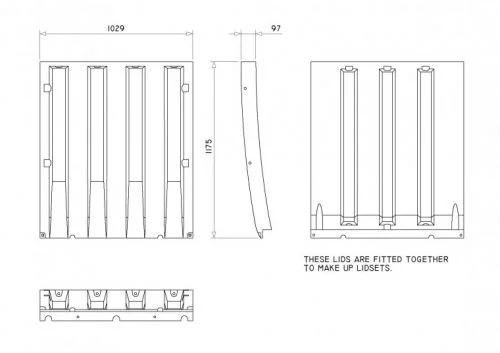 RR4146 Lid for Rolling Roof