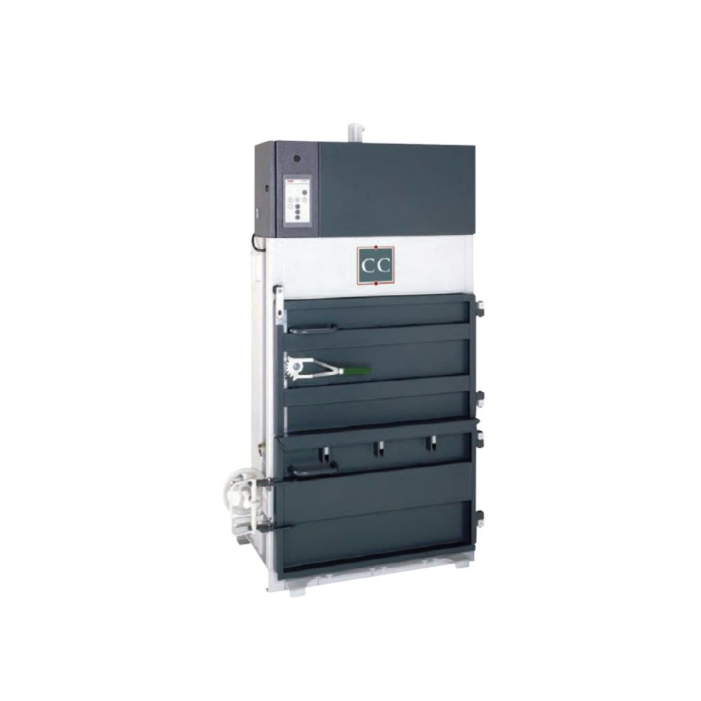 Industrial vertical cardboard baler C605