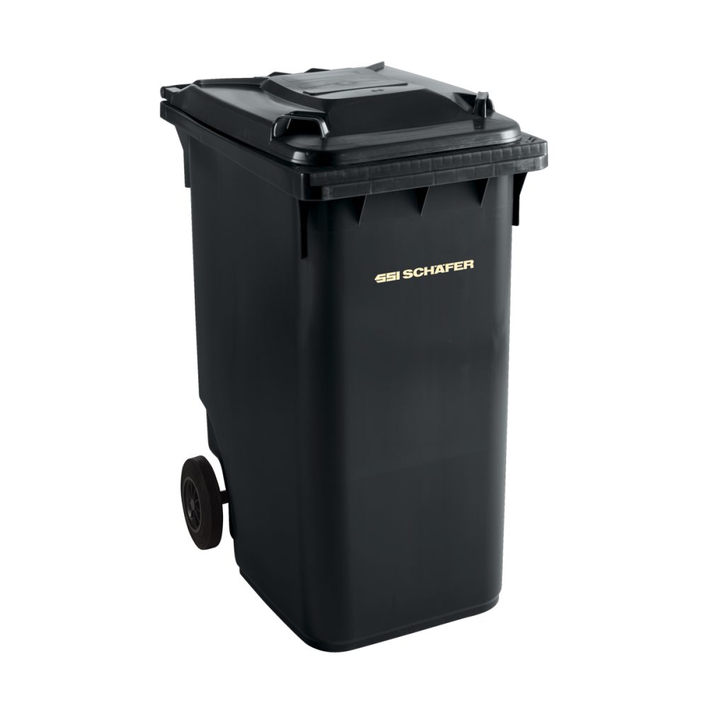 2 wheeled plastic wheelie bin HDPE GMT