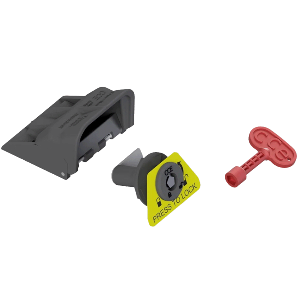 DuraFlex Press2Lock Kit waste container lock