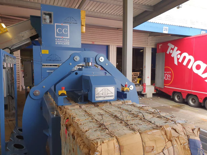 TK Maxx Lichfield Fully Automatic Baler