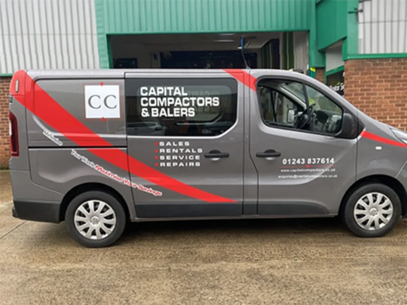 A Capital Compactors service van