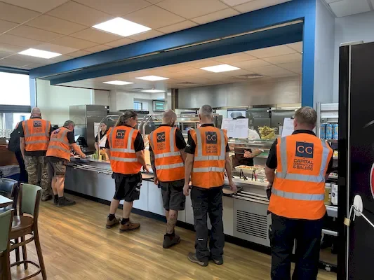 Capital field service engineers at a training day
